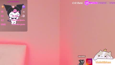 Snapshot of violettbloss chatting on September 11, 2025, 3:17 am Violeta  online show from September 11, 2025, 3:17 am