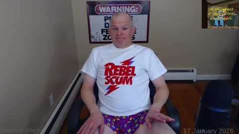 Snapshot of weird_chris chatting on January 17, 2026, 6:55 pm Chris online show from January 17, 2026, 6:55 pm
