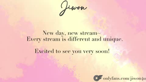 J i w o n   online show from June 21, 2026, 10:23 pm