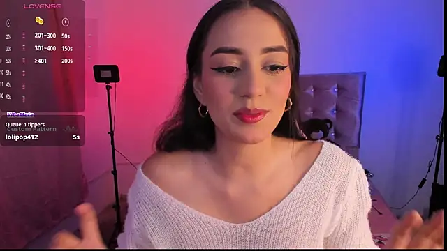 Snapshot of LucianaCarter chatting on January 8, 2026, 8:05 am LucianaCarter online show from January 8, 2026, 8:05 am