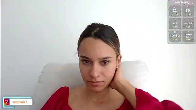 Snapshot of SamanthaWatson chatting on March 13, 2026, 12:45 pm SamanthaWatson online show from March 13, 2026, 12:45 pm