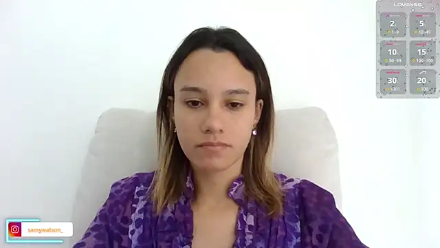 Snapshot of SamanthaWatson chatting on July 14, 2026, 12:44 pm SamanthaWatson online show from July 14, 2026, 12:44 pm