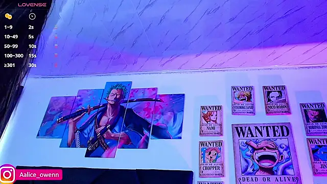 Aliceowenn online show from November 29, 2025, 6:55 pm