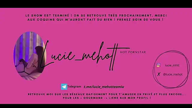 lucie mehott online show from February 25, 2025, 11:30 am