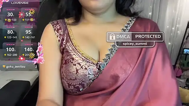 Snapshot of Spice-Summi chatting on June 20, 2026, 7:05 pm Spice-Summi online show from June 20, 2026, 7:05 pm
