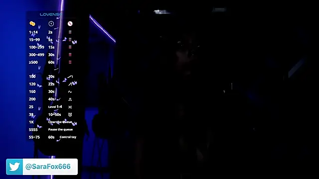 Sara Foxx1 online show from October 8, 2025, 8:06 pm
