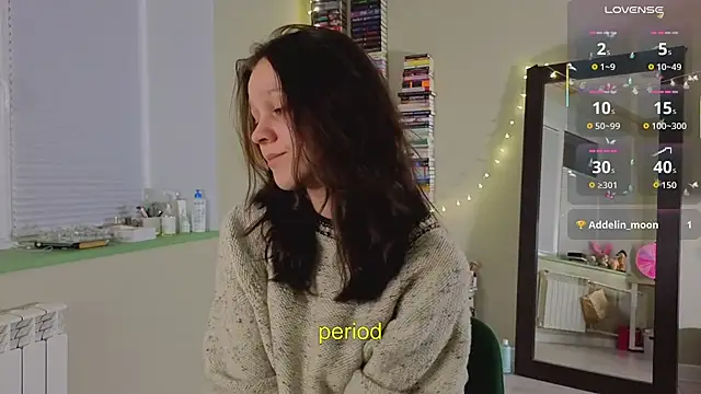 Addelin Moon online show from February 18, 2026, 2:29 am