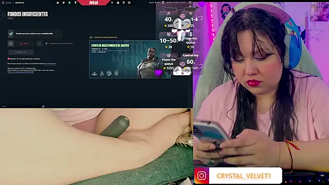 Snapshot of crystal7u7 chatting on October 8, 2025, 8:28 pm crystal7u7 online show from October 8, 2025, 8:28 pm
