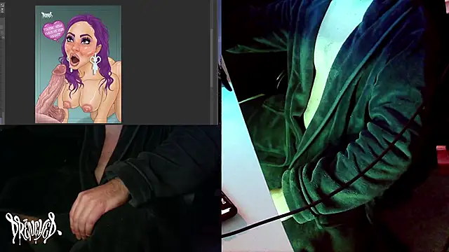 Snapshot of DrenchedArt chatting on December 23, 2024, 7:41 pm DrenchedArt online show from December 23, 2024, 7:41 pm