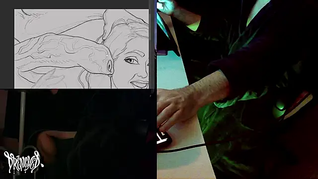 Snapshot of DrenchedArt chatting on January 3, 2025, 8:54 pm DrenchedArt online show from January 3, 2025, 8:54 pm