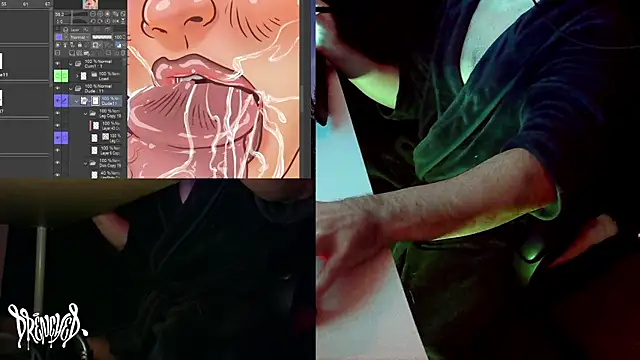 Snapshot of DrenchedArt chatting on January 8, 2025, 5:48 pm DrenchedArt online show from January 8, 2025, 5:48 pm