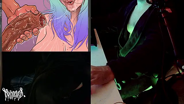 Snapshot of DrenchedArt chatting on March 5, 2025, 8:00 pm DrenchedArt online show from March 5, 2025, 8:00 pm