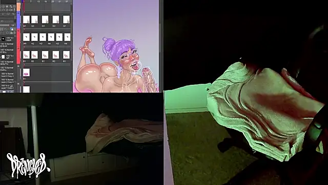 Snapshot of DrenchedArt chatting on September 22, 2025, 4:58 am DrenchedArt online show from September 22, 2025, 4:58 am