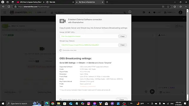 Houstonslong1 online show from January 19, 2025, 11:01 am
