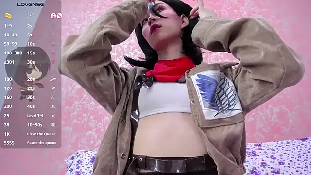 NEZUKO MITSURI online show from May 26, 2026, 4:58 pm