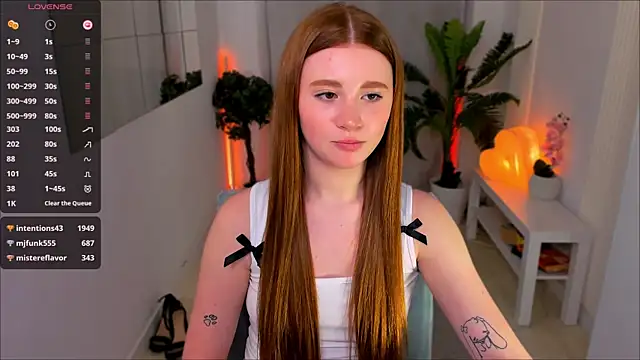 Freckle Diyana online show from March 22, 2025, 4:14 am