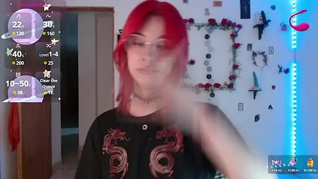 Snapshot of _GalyaX_ chatting on March 5, 2025, 1:10 am  GalyaX  online show from March 5, 2025, 1:10 am