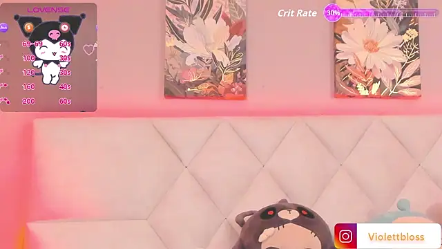 Violettbloss online show from November 6, 2025, 3:51 am