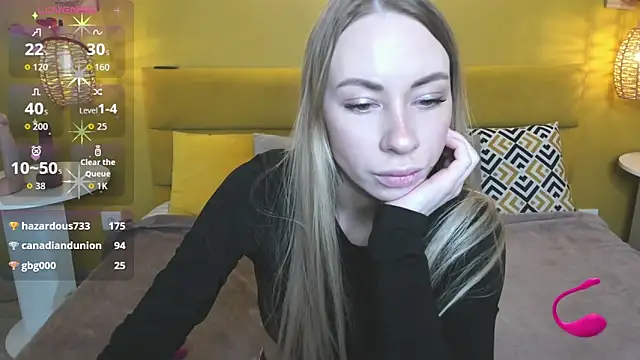 Diana Garrett online show from February 22, 2026, 1:29 am