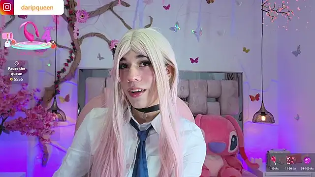 DaripQueen online show from April 10, 2026, 1:38 pm