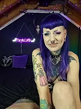Purple Coffin666 online show from March 15, 2025, 5:59 pm