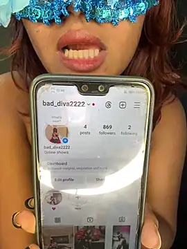 Snapshot of bad_diva chatting on January 8, 2025, 5:37 pm bad diva online show from January 8, 2025, 5:37 pm