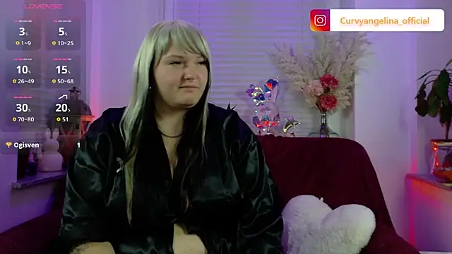 CurvyAngelina Official online show from October 7, 2025, 7:55 pm