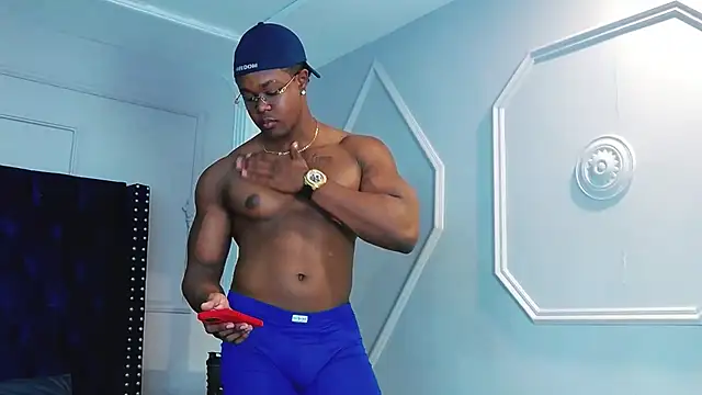 AdonisKnight online show from January 23, 2025, 3:43 pm