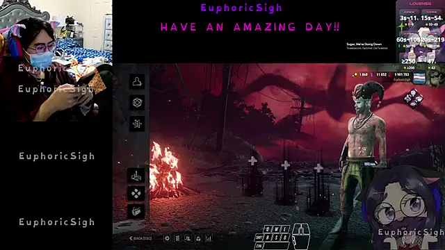 EuphoricSigh online show from March 17, 2026, 5:00 am