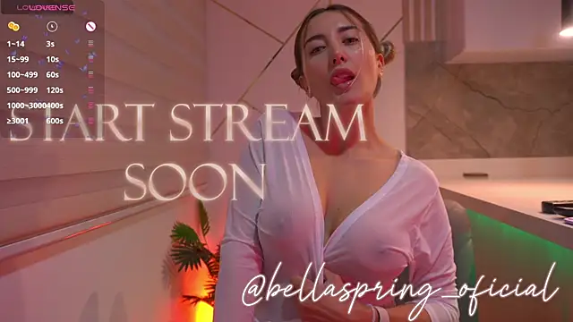 b3llaspringg online show from June 15, 2026, 9:06 pm