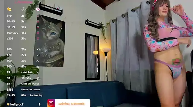 Snapshot of sabrina_clementss chatting on February 2, 2025, 9:56 pm sabrina clementss online show from February 2, 2025, 9:56 pm