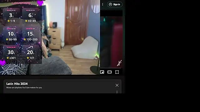 QueenYsuRey online show from September 20, 2025, 12:06 pm