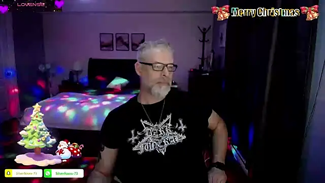 Snapshot of Silverfoxxx-73 chatting on December 24, 2024, 10:06 pm Silverfoxxx-73 online show from December 24, 2024, 10:06 pm