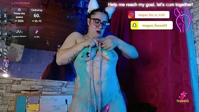 Meg4n 420 online show from March 20, 2025, 4:29 am