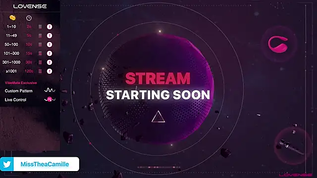 Snapshot of MissTheaCamille chatting on February 22, 2025, 12:16 am MissTheaCamille online show from February 22, 2025, 12:16 am