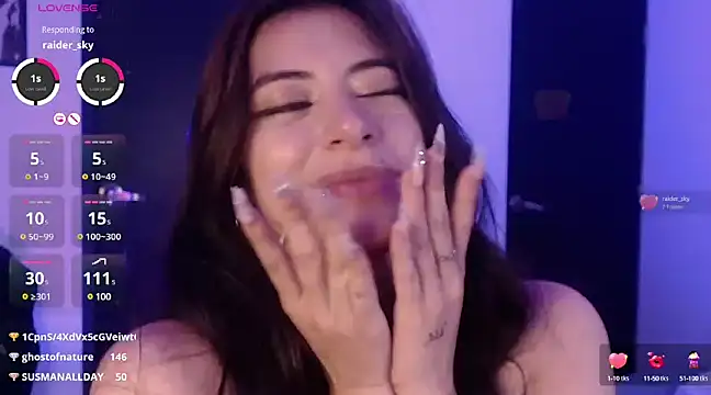 Snapshot of nala-saphir chatting on February 1, 2025, 5:28 am nala-saphir online show from February 1, 2025, 5:28 am