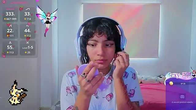 Snapshot of Lovelyamyy chatting on February 25, 2026, 1:10 pm Lovelyamyy online show from February 25, 2026, 1:10 pm