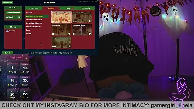 Gamergirl-Linela online show from October 26, 2025, 9:31 pm