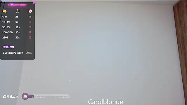 Carolblonde online show from March 12, 2025, 4:30 am