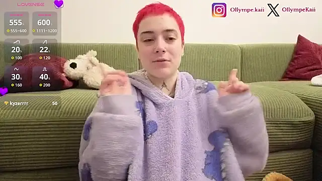 OllympeKaii online show from April 2, 2026, 3:37 am