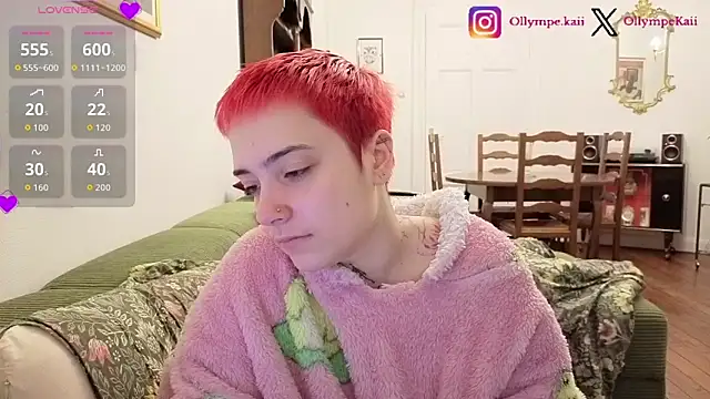 OllympeKaii online show from April 13, 2026, 4:40 am