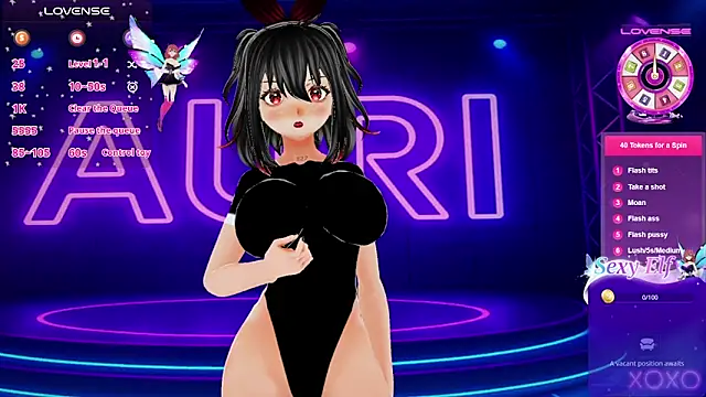 Auri Hikaru online show from March 25, 2026, 1:50 pm