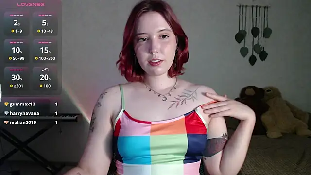 Snapshot of Ruby_Flame chatting on July 13, 2026, 7:55 am Ruby Flame online show from July 13, 2026, 7:55 am