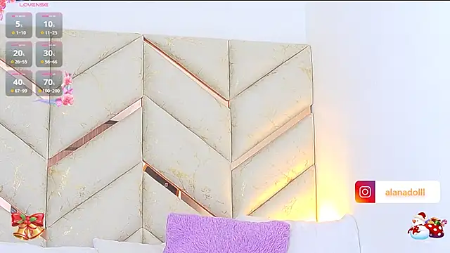 AlanaDoll online show from November 22, 2025, 3:00 pm