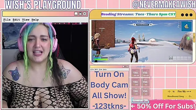 nevermakeawish online show from February 27, 2026, 5:02 pm