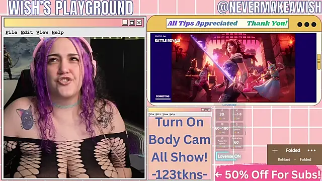 nevermakeawish online show from April 12, 2026, 9:58 am