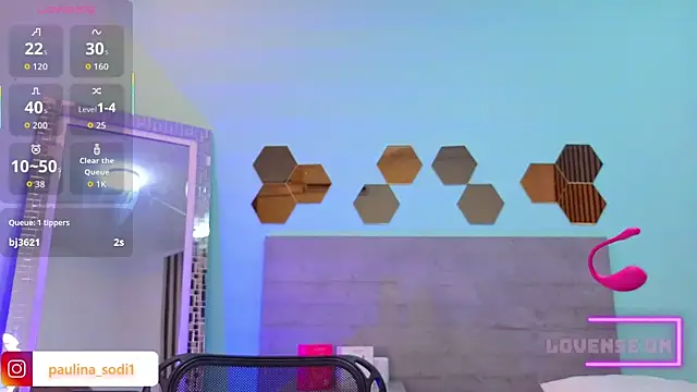 Paulina Sodi online show from April 10, 2026, 7:29 pm