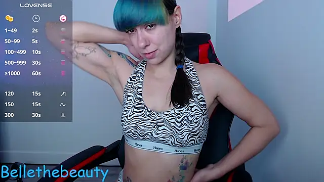 Snapshot of bellethebeauty20 chatting on January 22, 2025, 5:38 pm bellethebeauty20 online show from January 22, 2025, 5:38 pm