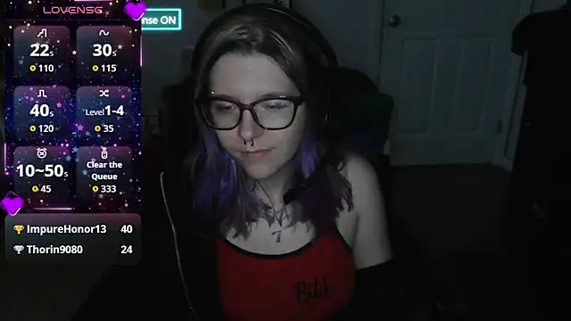 x3raven online show from September 20, 2025, 2:07 pm