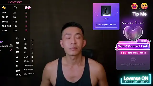 Snapshot of OceanCandy chatting on January 11, 2026, 1:49 pm OceanCandy online show from January 11, 2026, 1:49 pm